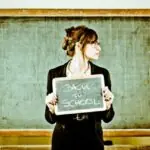 A Grown up continues education in school