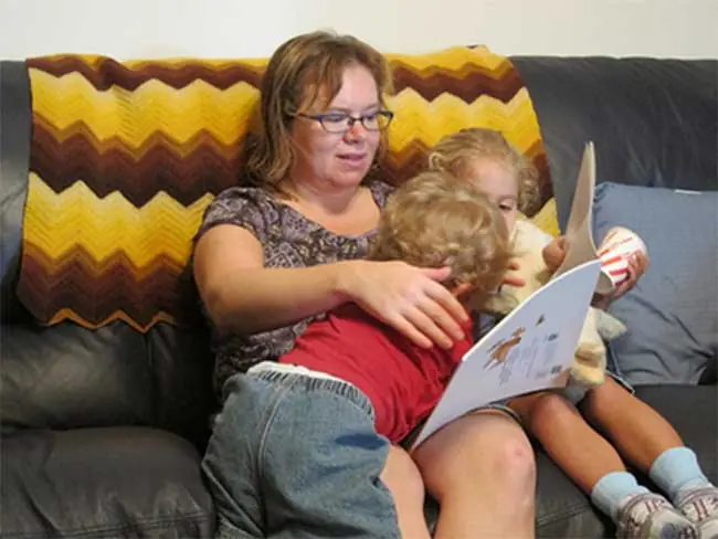 Child coaching with books education and reading skills