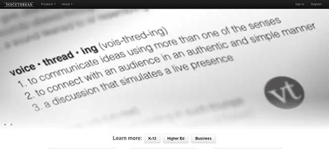 interesting software tool voice thread to help students learning