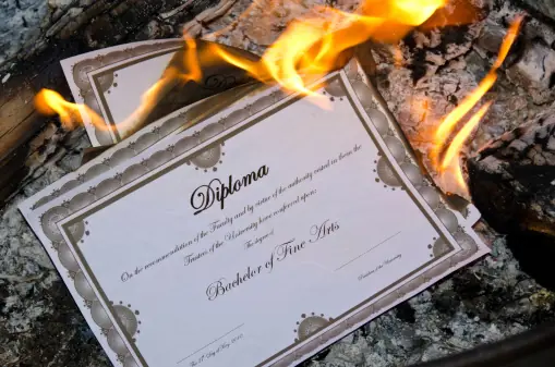 burning diploma save money burning diploma save money