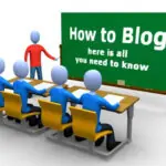 student blogging online