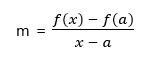On applying the slope formula, the equation will be