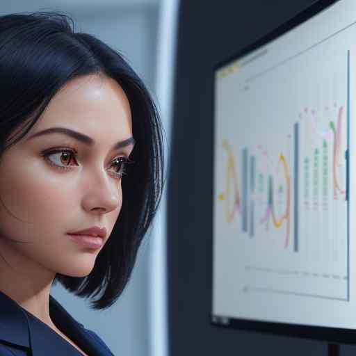 A confident executive woman in a navy suit reviews holographic neural network data on a curved screen in a futuristic boardroom, illustrating strategic AI leadership training.