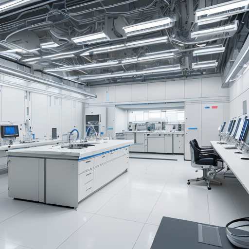 Scientists examine holographic data models of successful machine learning outcomes in a sterile lab, symbolizing breakthroughs enabled by new specialist roles at the University of Kent.