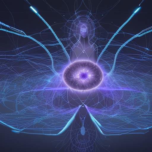 Abstract visualization of a student's mind connecting to global knowledge networks. Glowing neural pathways extend from a human silhouette into a digital cloud of books and data, symbolizing the future of collaborative learning and technological a…