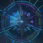 Diverse students collaborate around a holographic display, visualizing complex knowledge connections and promoting intellectual synergy in modern learning.