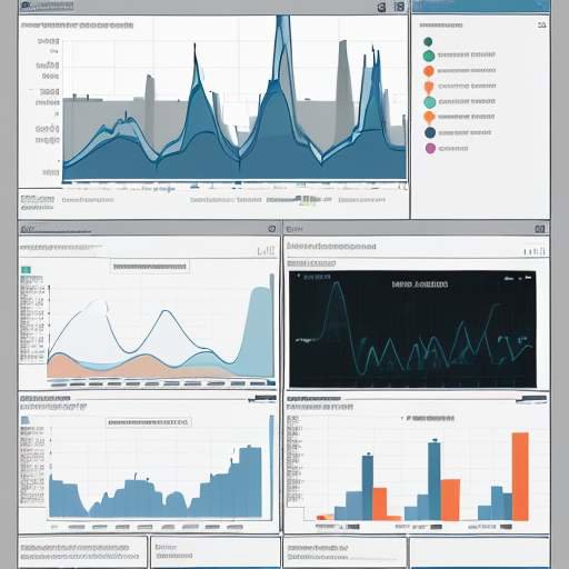Futuristic dashboard visualizing real-time AI metrics like data drift and feature importance, symbolizing the need for students to audit AI outputs.