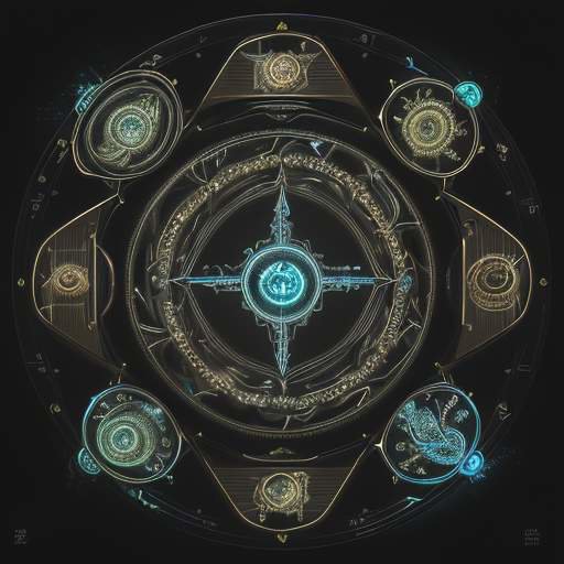 Scales of justice balancing glowing AI circuitry against a human hand and quill, symbolizing the need for ethical balance in technology.