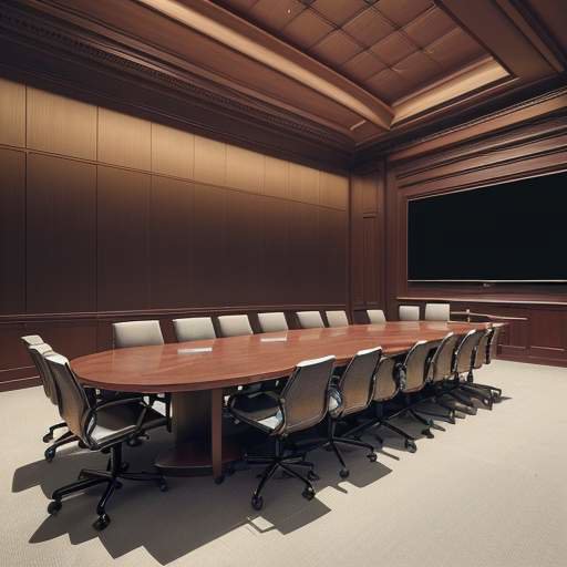 University of Colorado regents seated at a mahogany boardroom table, reviewing an AI Tool Audit Framework displayed on a large screen.