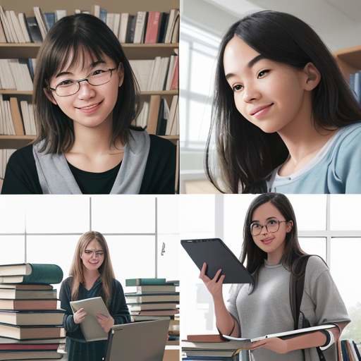 A split-screen comparison showing a student looking frustrated by a pile of heavy textbooks on one side, and the same student smiling while using an organized study plan on a tablet on the other.