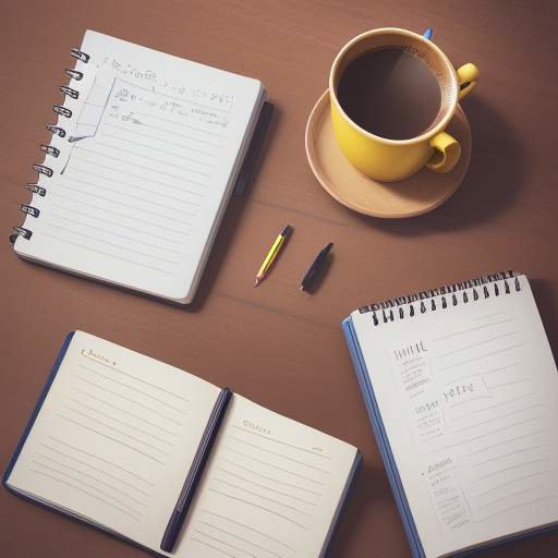 A top-down view of a wooden desk featuring an open notebook with handwritten calculus notes, highlighted keywords "Outer" and "Inner," a steaming cup of coffee, and a graphite pencil under warm natural light.