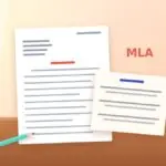 MLA-formatted paper with the heading block and a works cited page