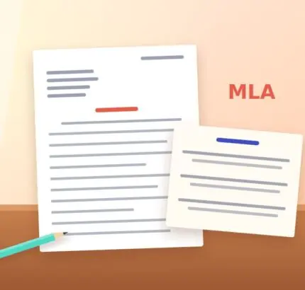 MLA-formatted paper with the heading block and a works cited page