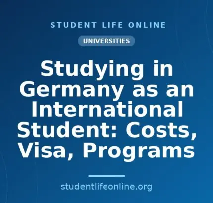 Studying in Germany as an International Student: Costs, Visa, Programs